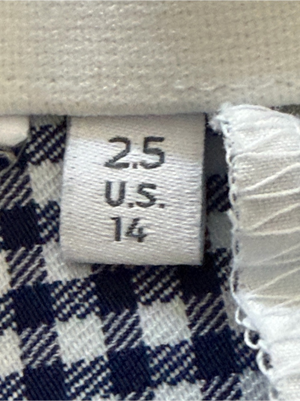 Chico's Blue & White Gingham Capris - Picture 5 of 7